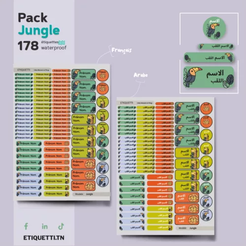 étiquetage personnalisé de la fourniture scolaire pour les identifier et éviter mélange et perte.