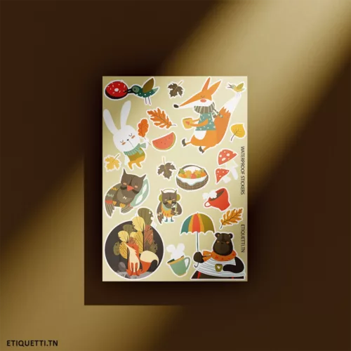 Automn Stickers Sheet