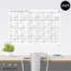 calendrier annuel géant en papier. Idéal pour organiser vos projets et événements, avec un design élégant et pratique. Parfait pour la maison ou le bureau