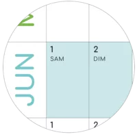 Ce calendrier vous aidera à suivre votre année, à ne pas manquer les dates importantes, à fixer des délais et à revoir toute votre année en un coup d'œil.