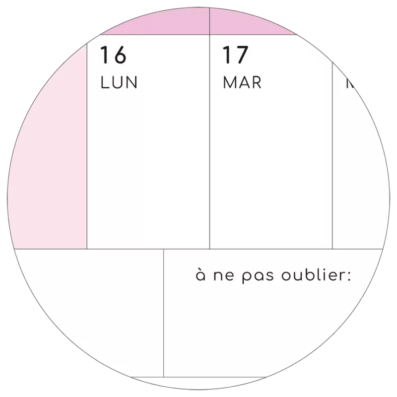 Ce calendrier vous aidera à suivre votre année, à ne pas manquer les dates importantes, à fixer des délais et à revoir toute votre année en un coup d'œil.