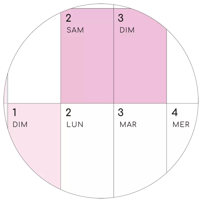 Les samedi et Dimanche en couleurs