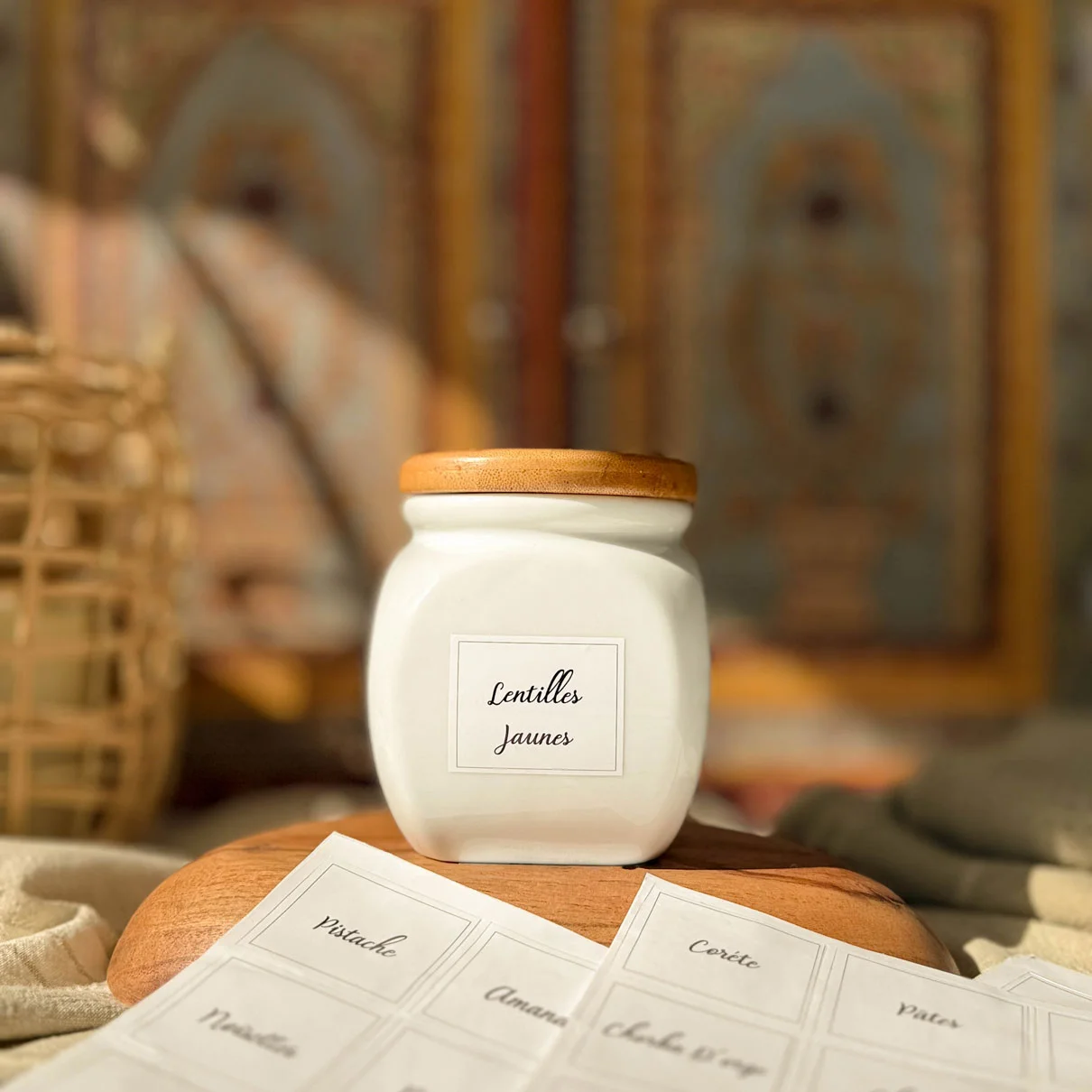 Étiquettes d&rsquo;épices en Français