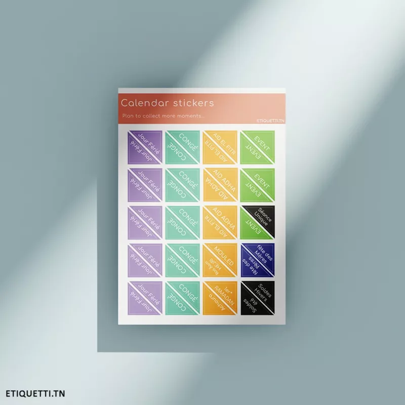Calendar Stickers – Moments Clés | Bright – Image 3