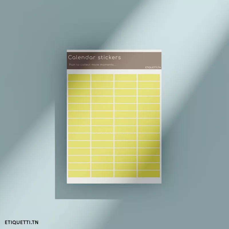 Des autocollants pour calendrier | Planner | Agenda. Conçus pour vous aider à marquer avec style et efficacité vos « tâches et dates » clés.