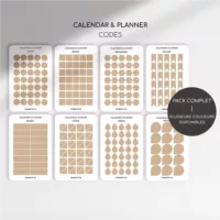 autocollant pour planner calendar et agenda