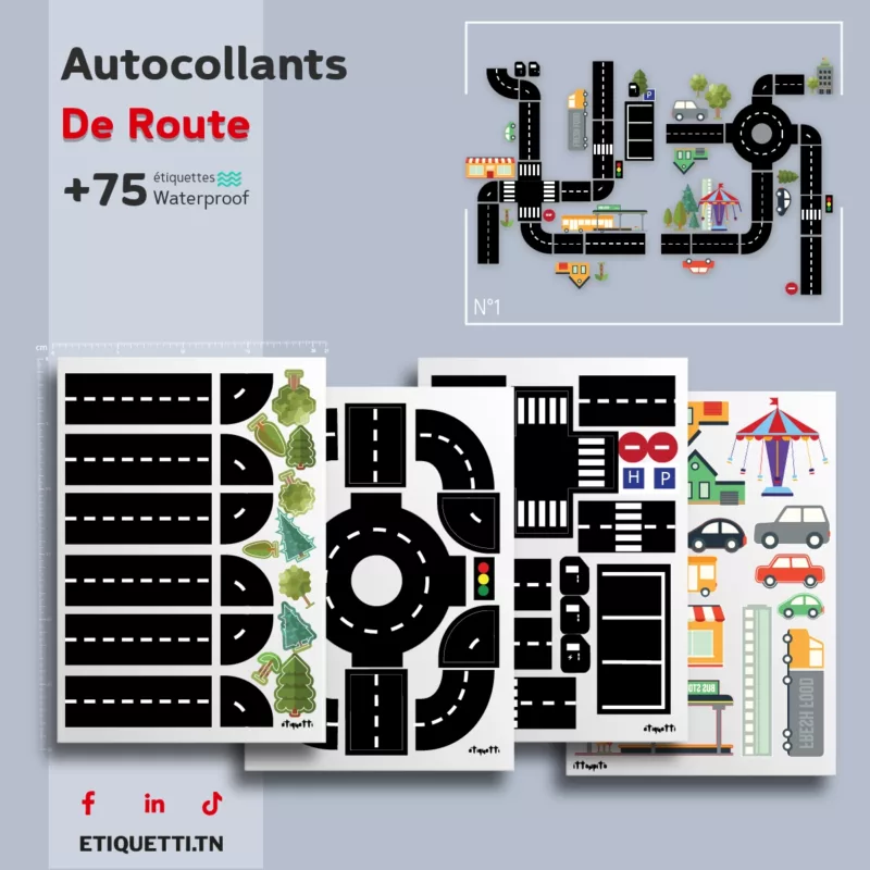 Kit City - Autocollants de Ville et Manèges
