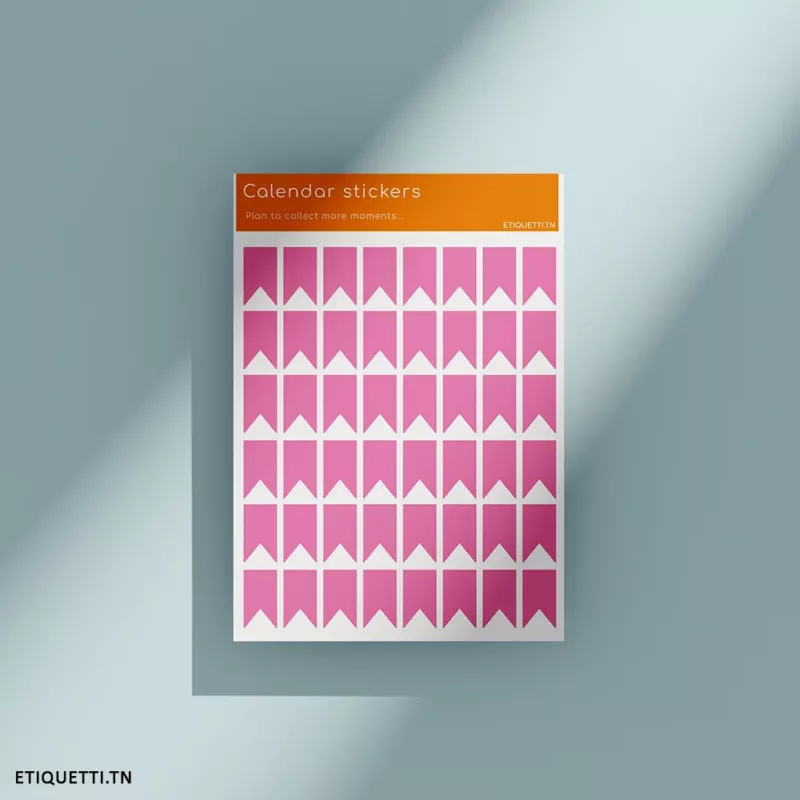 Des autocollants pour calendrier | Planner | Agenda. Conçus pour vous aider à marquer avec style et efficacité vos « tâches et dates » clés.