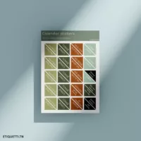 Des autocollants pour calendrier | Planner | Agenda. Conçus pour vous aider à marquer avec style et efficacité vos « tâches et dates » clés.