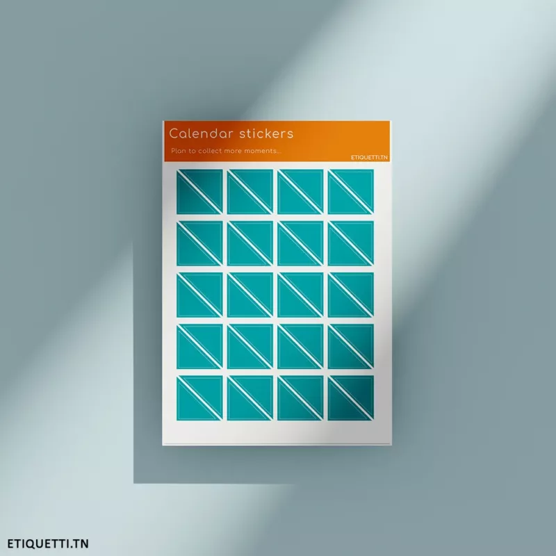 Des autocollants pour calendrier | Planner | Agenda. Conçus pour vous aider à marquer avec style et efficacité vos « tâches et dates » clés.