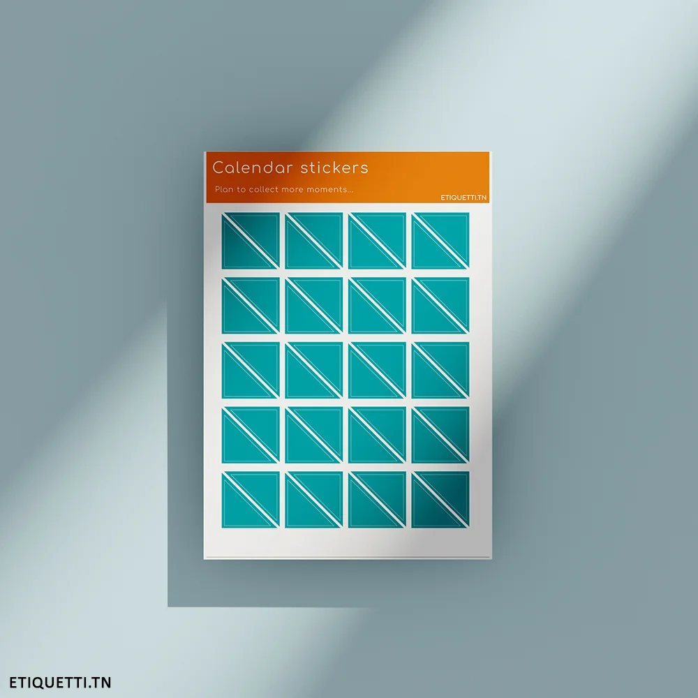 Autocollant de « Coin Bleu »
