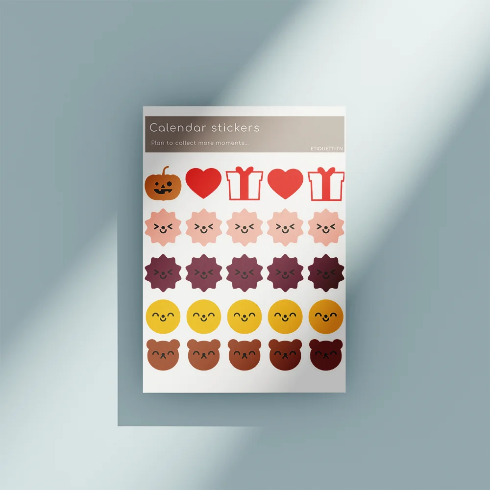Calendar Stickers « Gift»