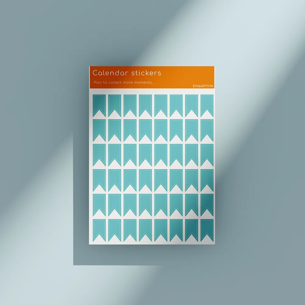 Autocollant « Blue Tag »