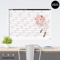 Calendrier 2025 Géant «SpyxFamily-Anya Forger»
