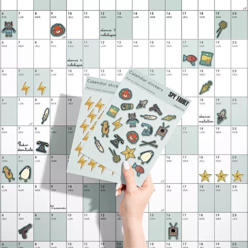Calendrier 2025 Géant «SpyxFamily -All Characters» – Image 4