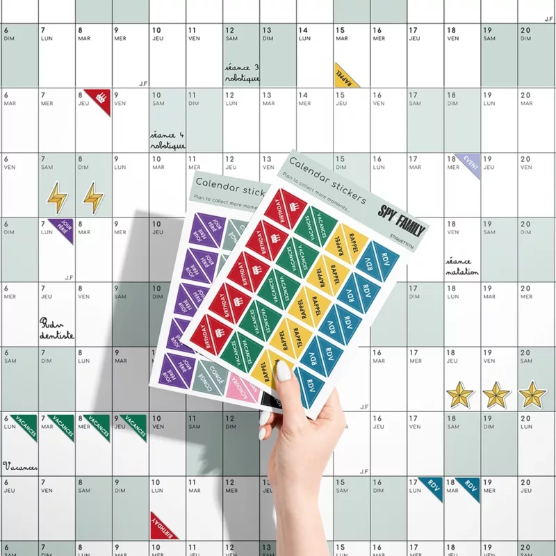 Calendrier 2025 Géant «SpyxFamily -All Characters» – Image 5