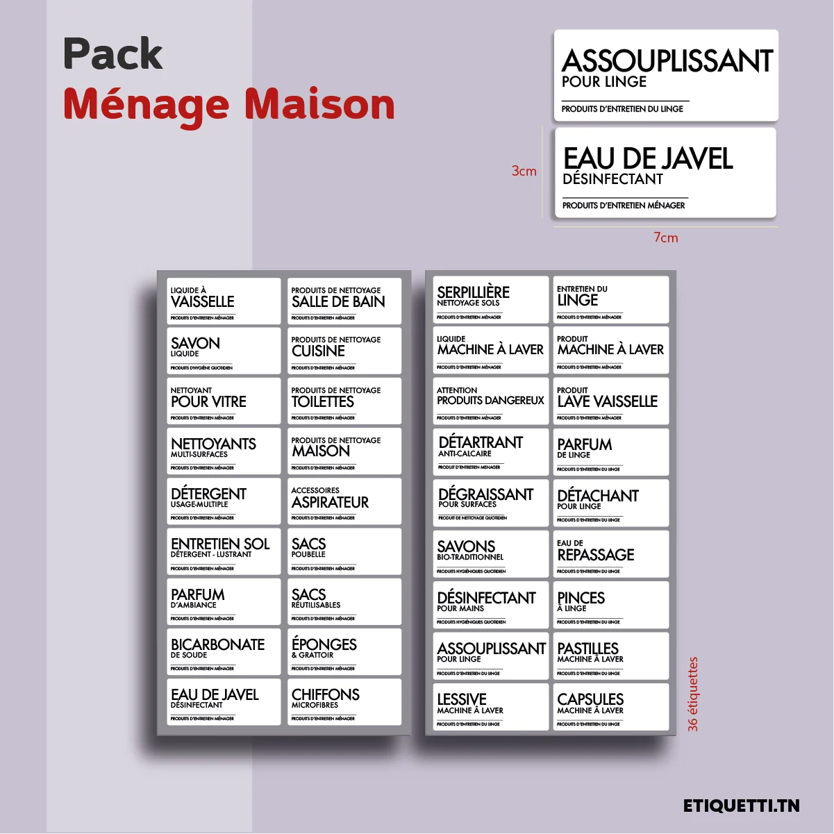 Pack MÉNAGE MAISON