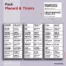 Étiquettes adhésives pour organisation de placards et tiroirs – Classement durable et repositionnable