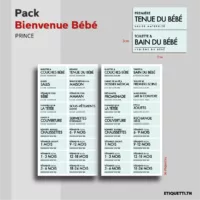 Pack BIENVENUE BÉBÉ | Étiquettes Maternité & Tiroir Bébé
