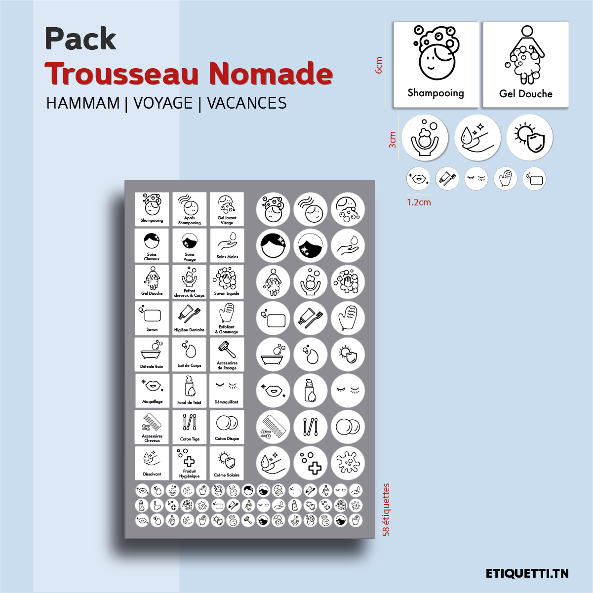 PACK TROUSSE DE VOYAGE | HAMMAM