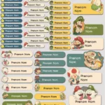 2x PAGES Mario & Luigi