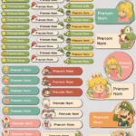 2x PAGES Princess Peach