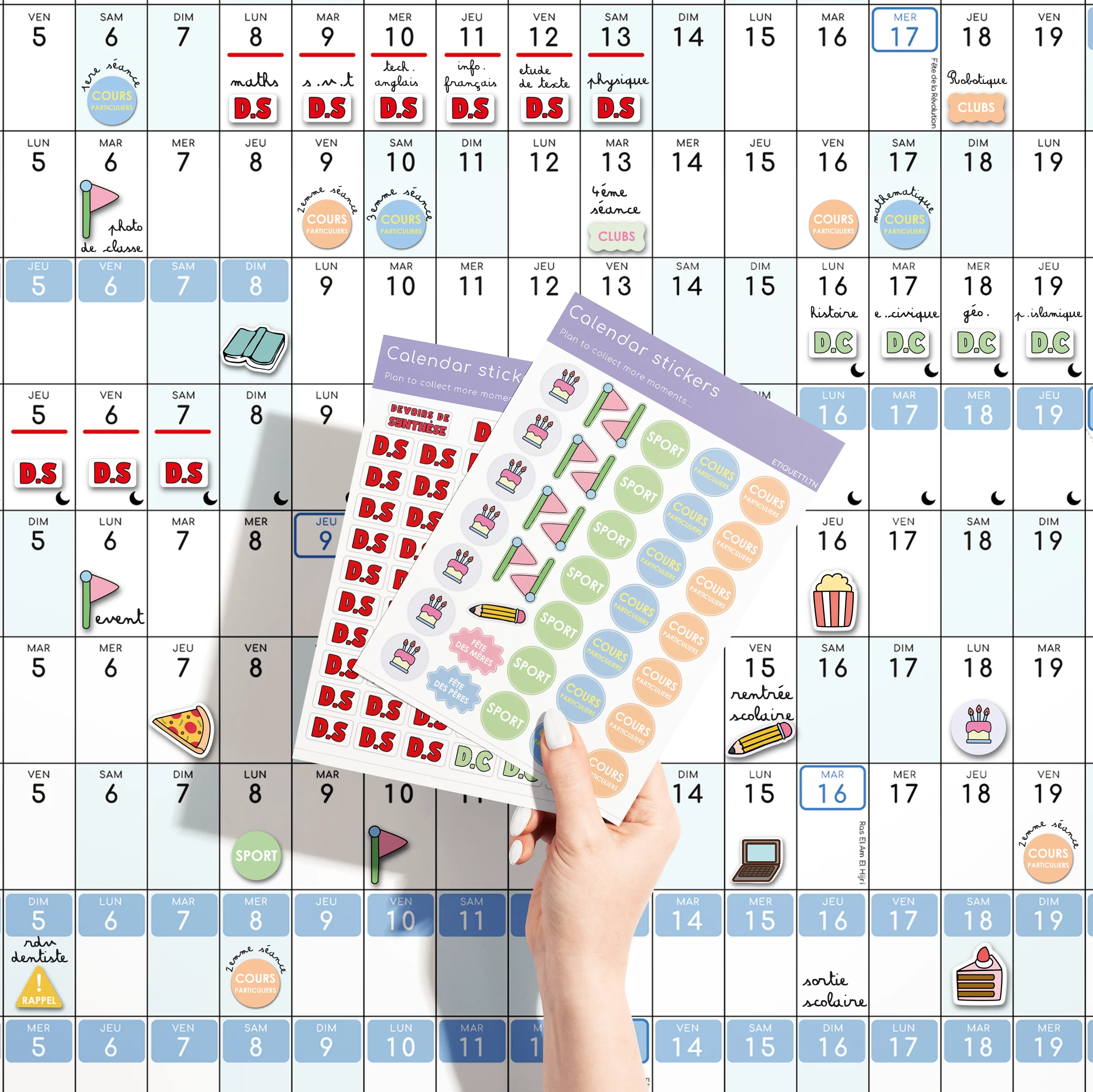 Calendrier scolaire – Tunisie & École Française