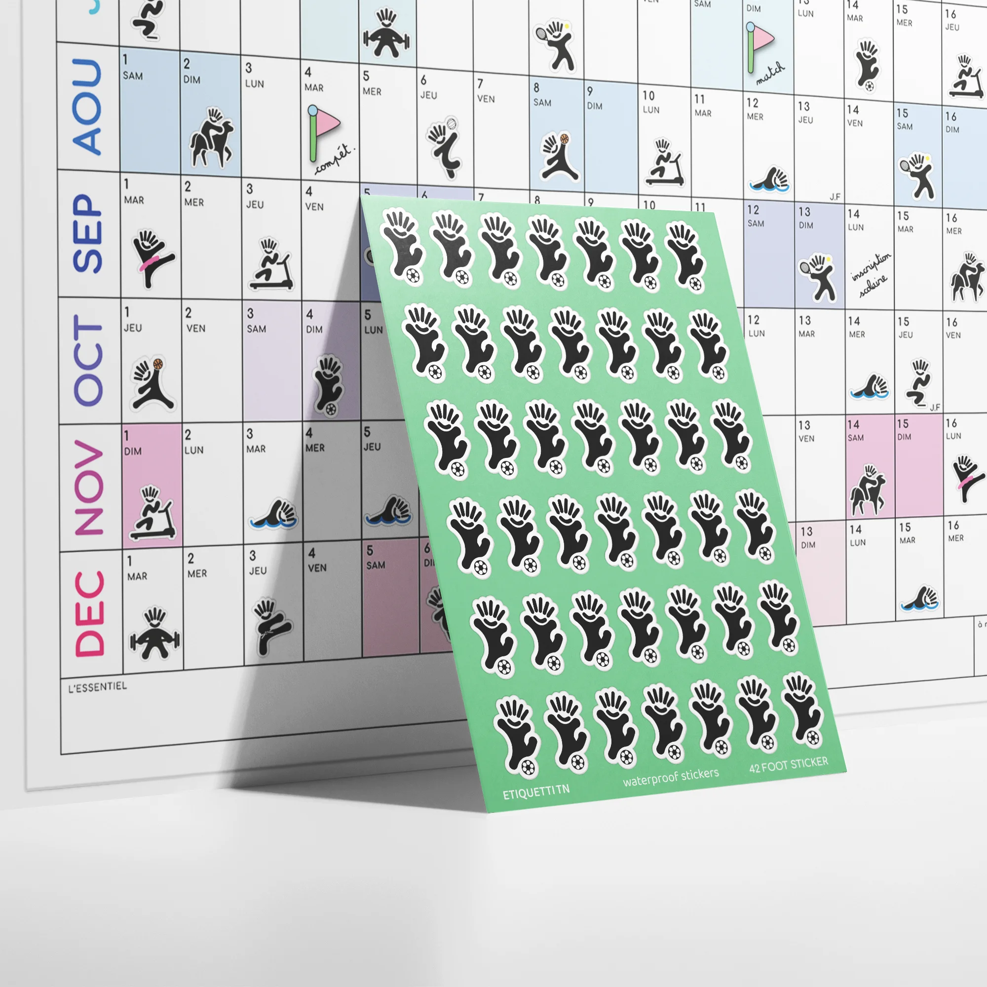 Stickers sport – Track your sport visuellement